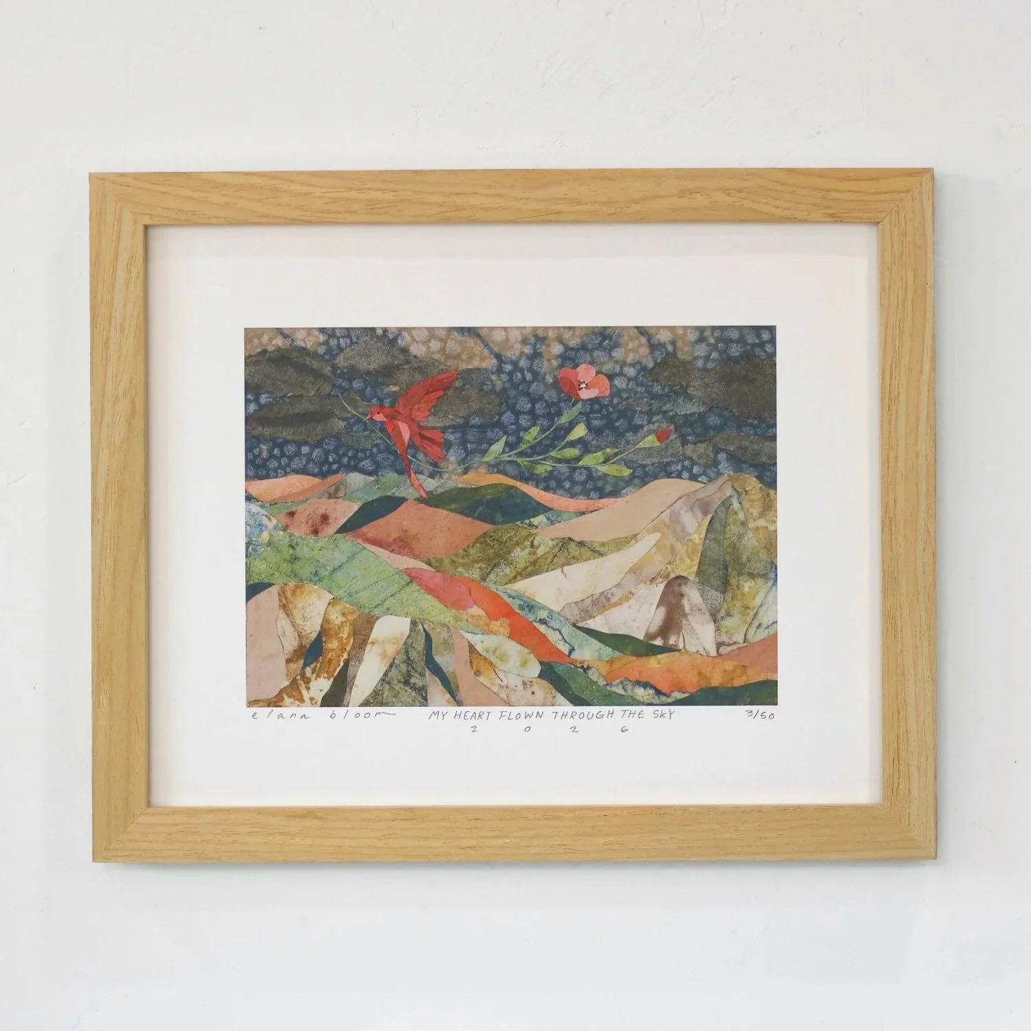 My Heart Flown Over The Sky - 8x10" Limited Edition Archival Print