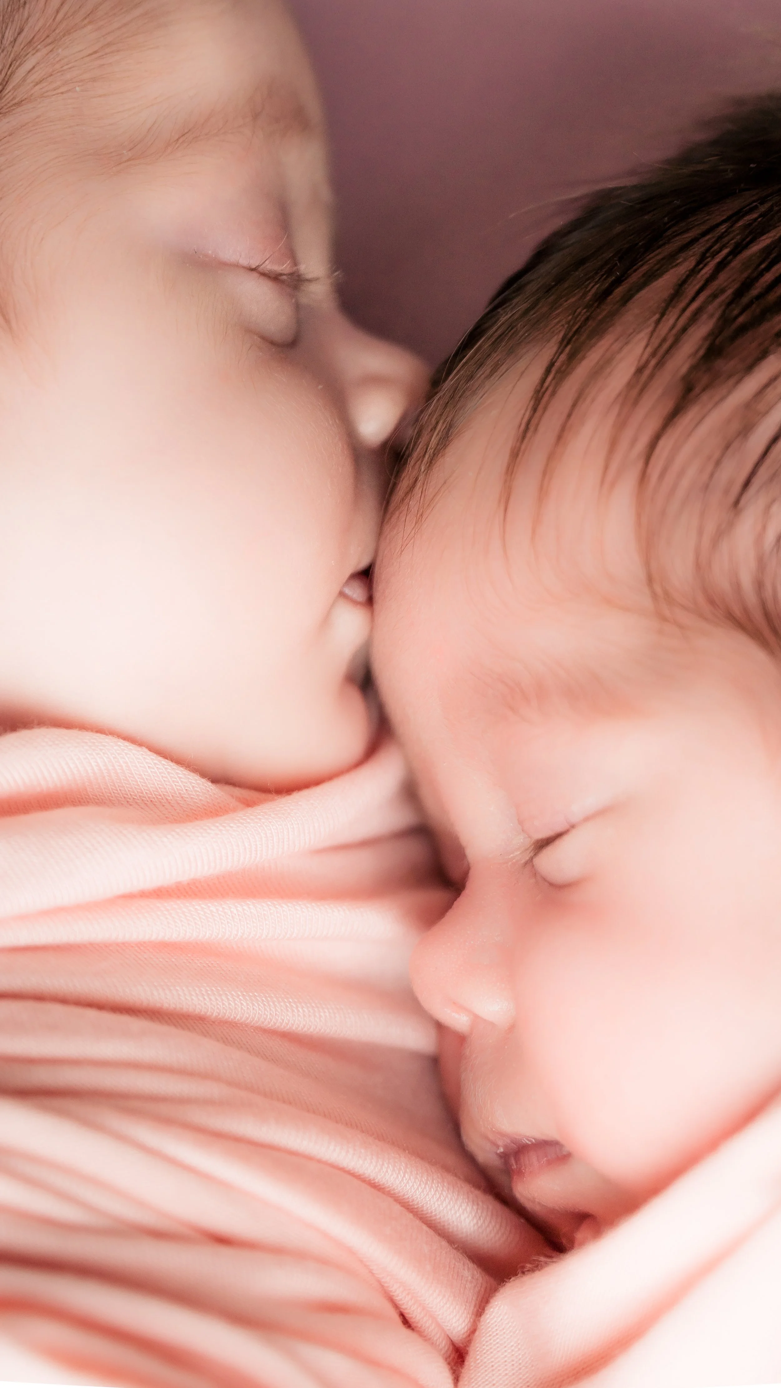 twin sisters photoshoot, pink color theme, Hampshire and West Sussex, Emsworth, Chichester
