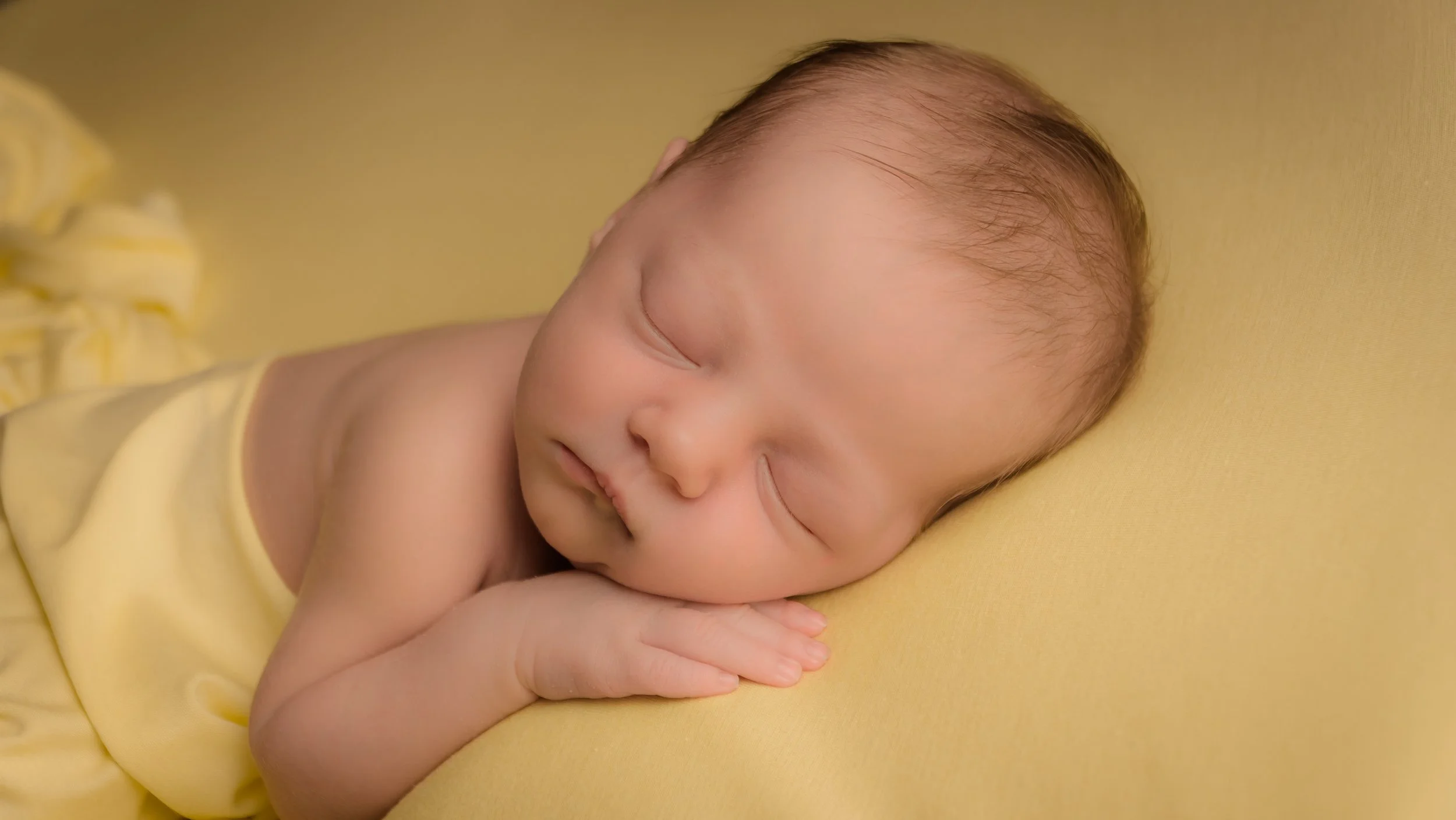 newborn photoshoot, yellow color theme, Hampshire and West Sussex, Wincheter, Chichester, Emsworth, Portsmouth, Petersfield, Southampton
