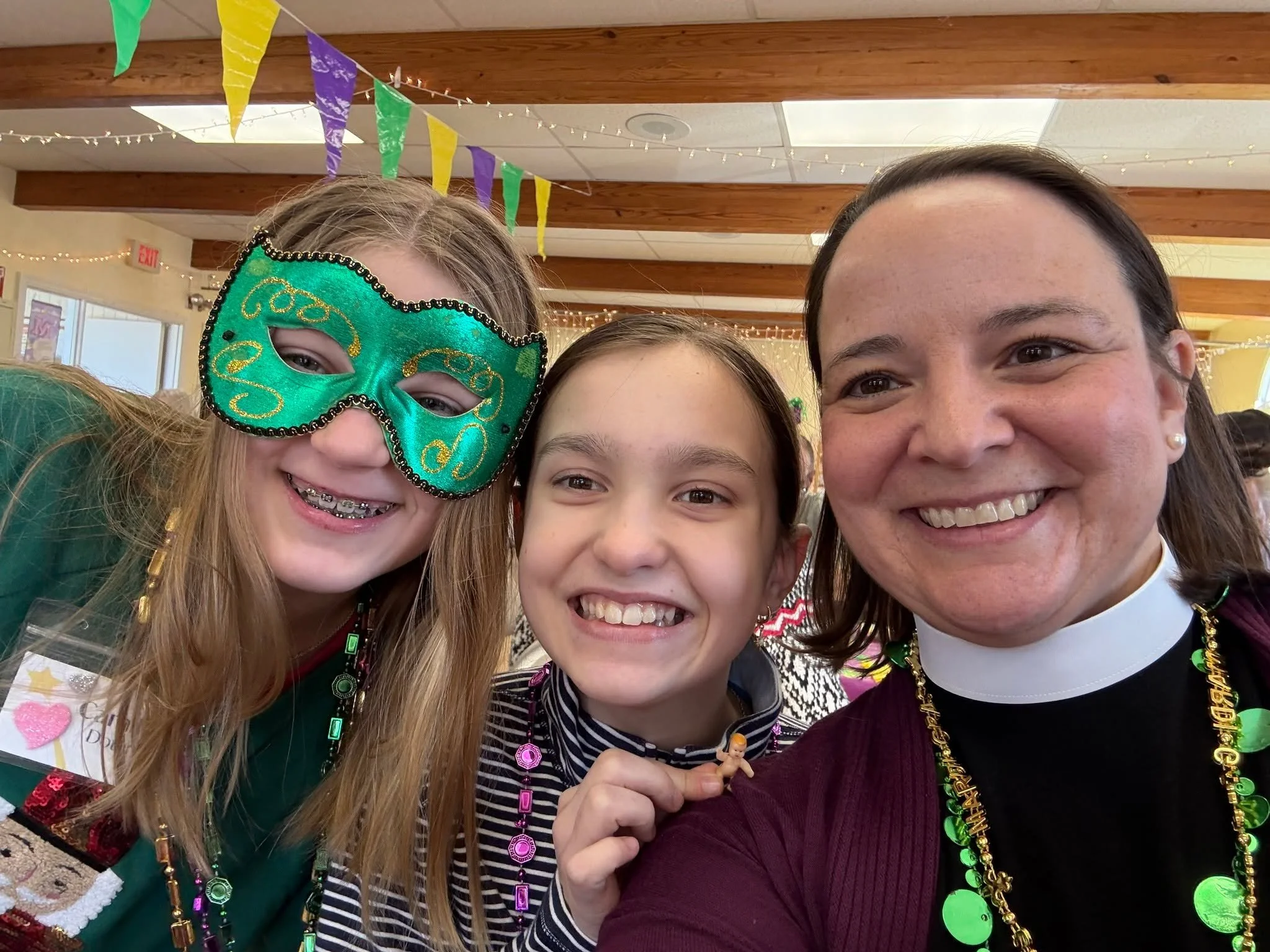 Mardi Gras Pancake Breakfast &ndash; this Sunday! 

Lent is almost here! Join us after church  for our Mardi Gras Pancake Breakfast &mdash; one last festive celebration before we enter the Season of Lent.

Bring the whole family for:
- Face-painting
