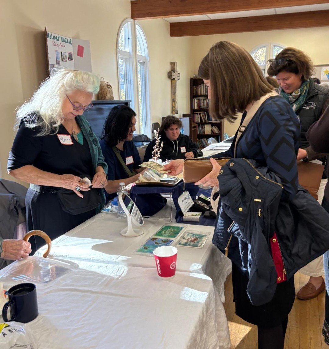 What a joy it was to welcome the Common Art artists to worship with us and share their beautiful artwork!

 We were delighted to celebrate Common Art&rsquo;s first Art Sale since before COVID and to support the creativity and community that make this