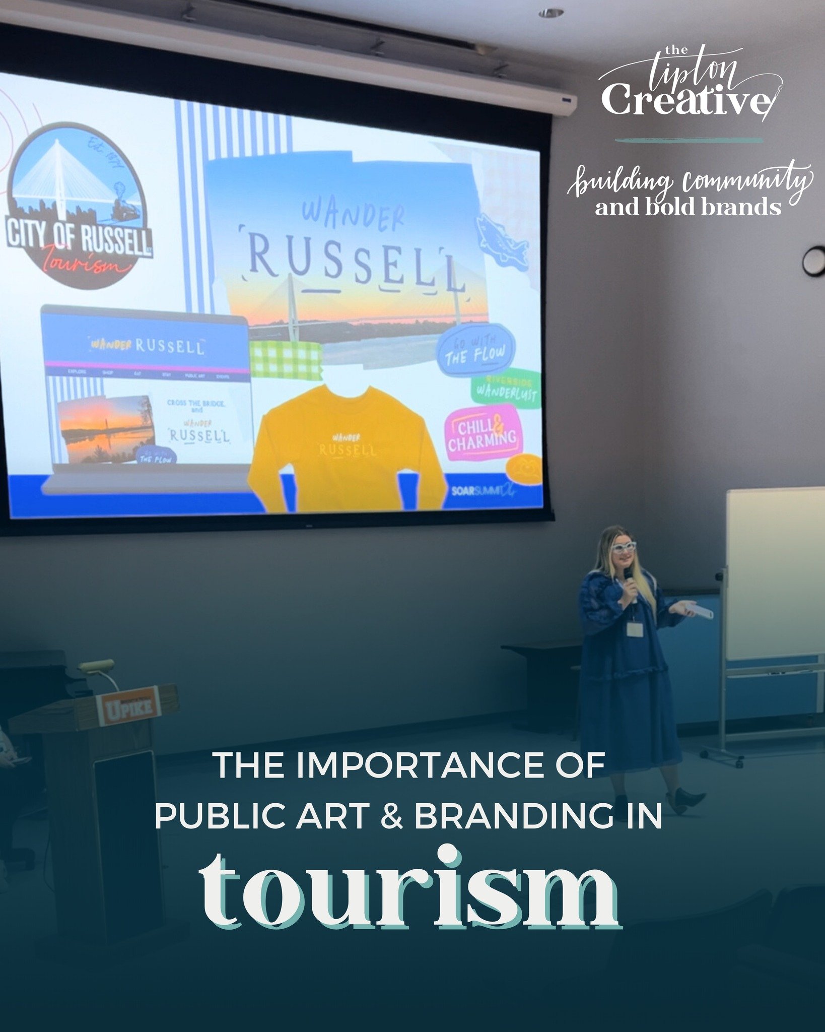 I had the honor of speaking at SOAR Summit on the importance of public art and branding in tourism. When branding is consistent, distinctive and catered to your target audience, you create meaningful relationships, make a postive impact and fulfill y