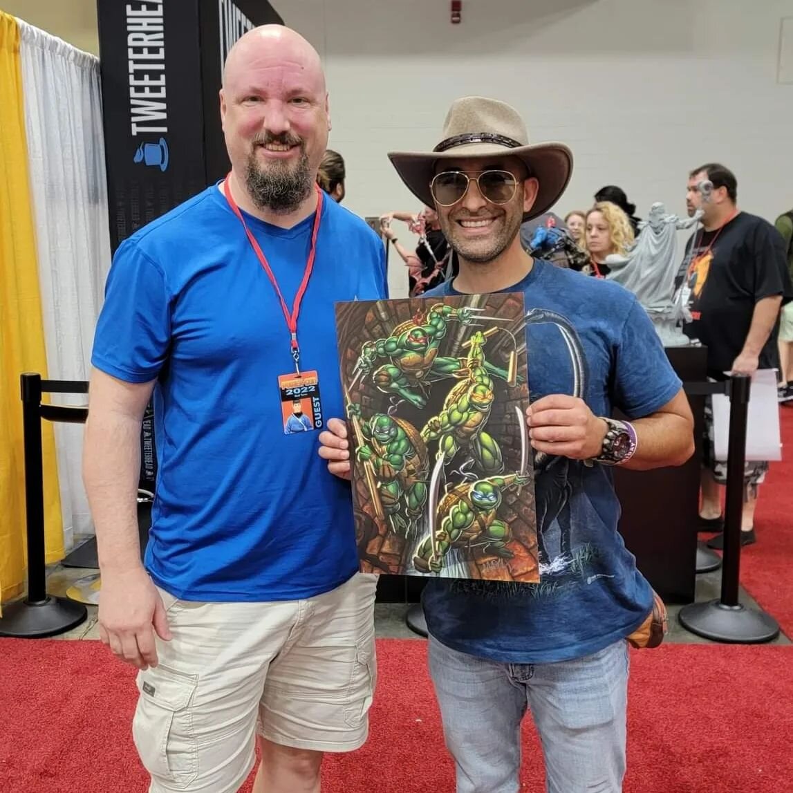 Coyote Peterson and Mario in the house at @thepowercon @coyotepeterson So cool to meet them! I watch Brave Wilderness all the time! @bravewilderness