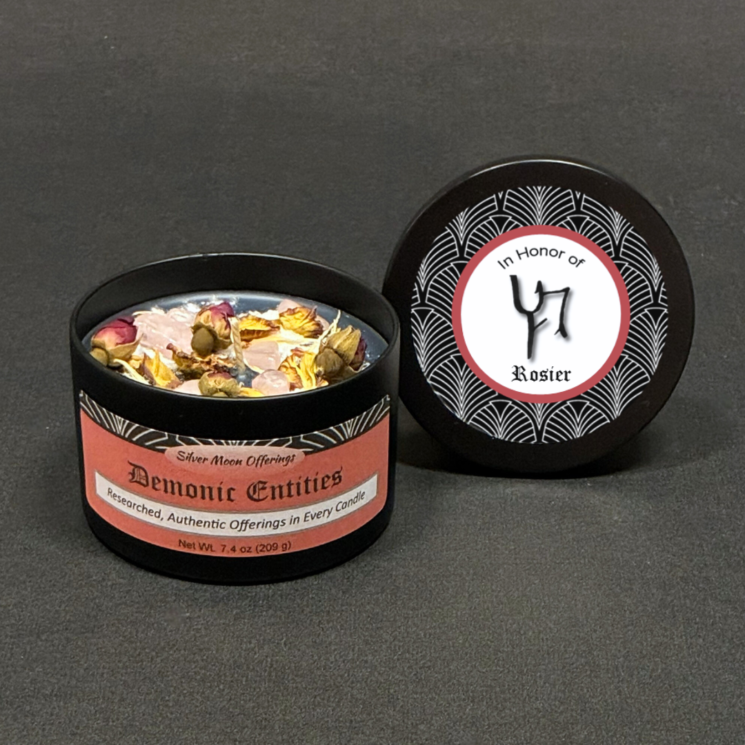 Rosier demonic ritual offering candle