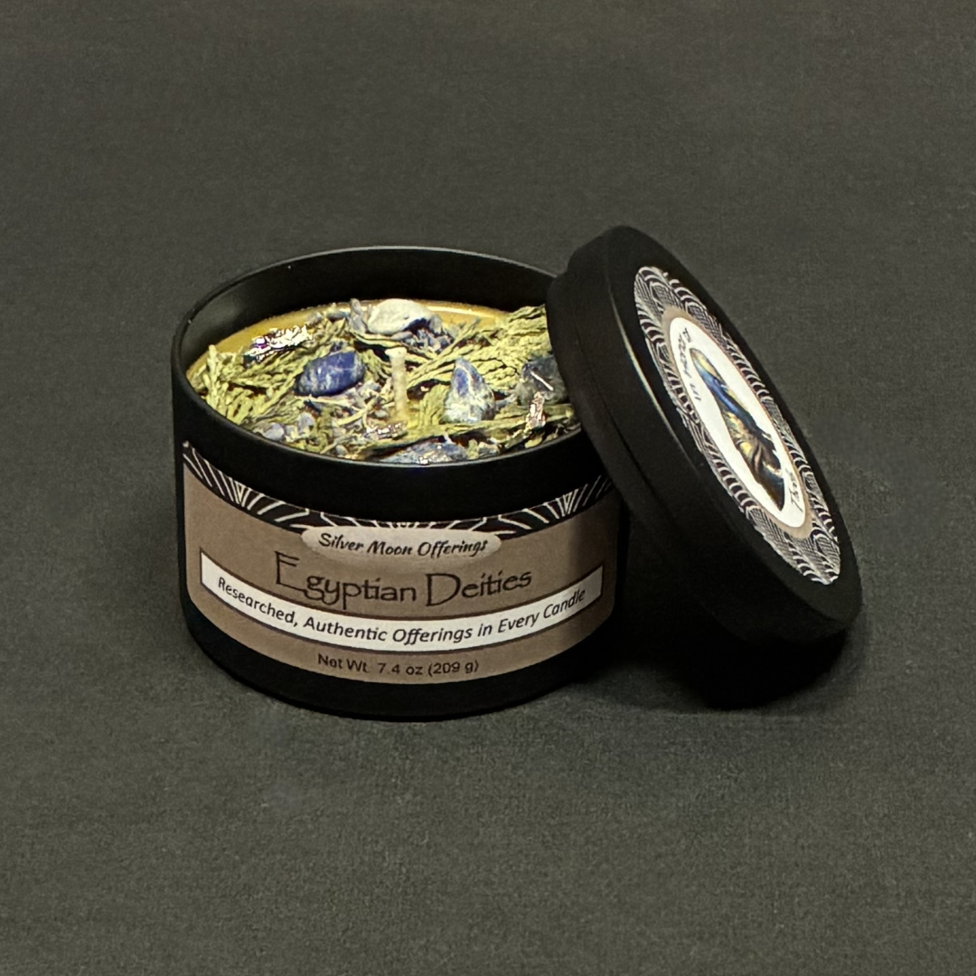 Thoth Egyptian god ritual offering candle