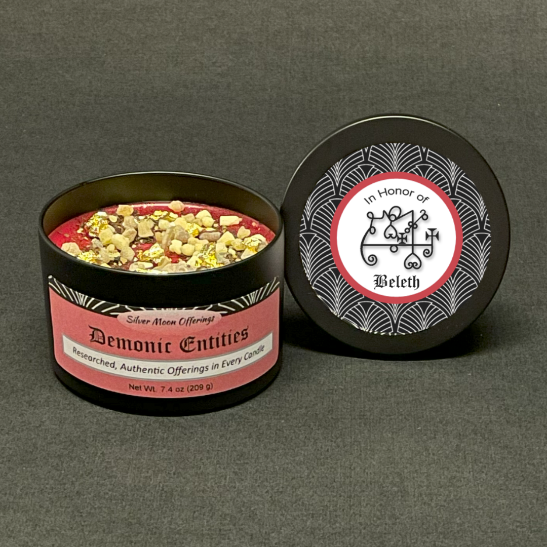 Beleth demonic offering candle