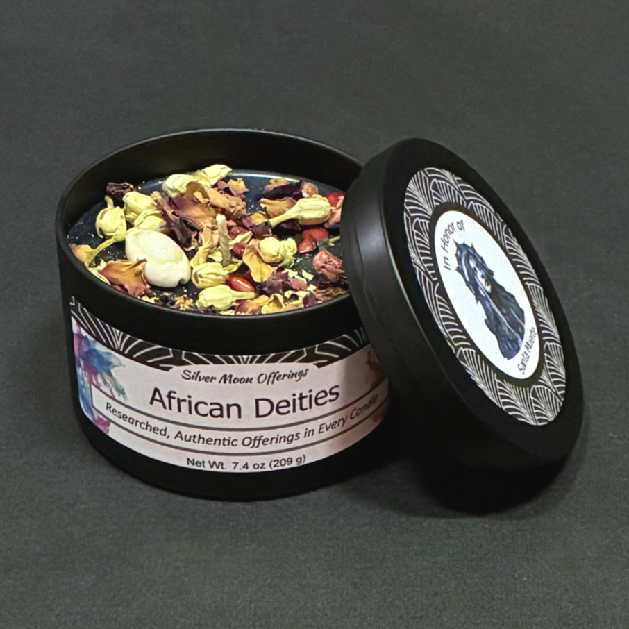 Santa Muerte Santeria ritual offering candle