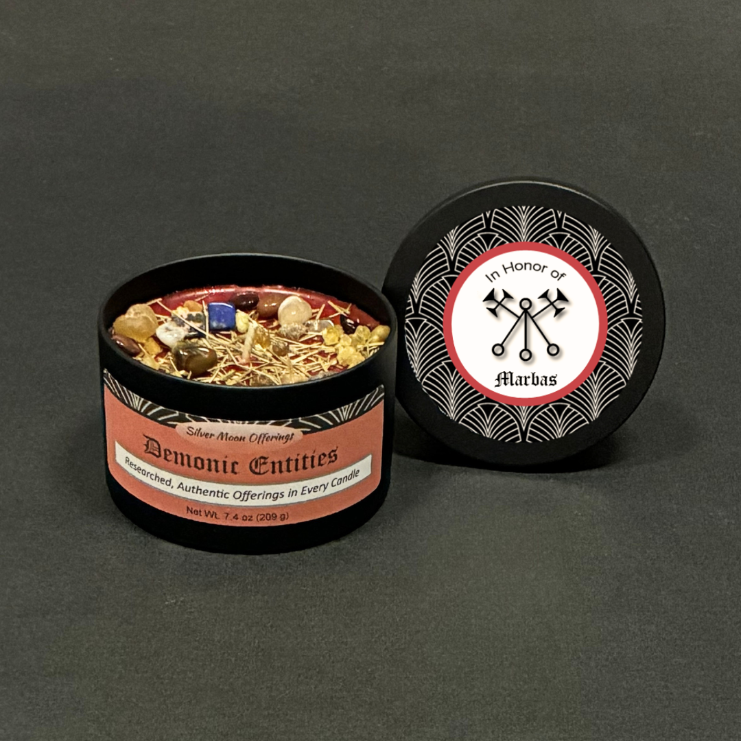 Marbas demonic ritual offering candle