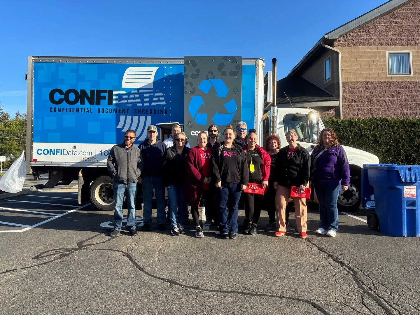 Another successful shred day in the books! Thank you all for coming out and donating to the American Cancer Society, thanks to all of your generous contributions you raised $1,313 to the Men Wear Pink campaign, and GHS donated another $2,000. We&rsqu
