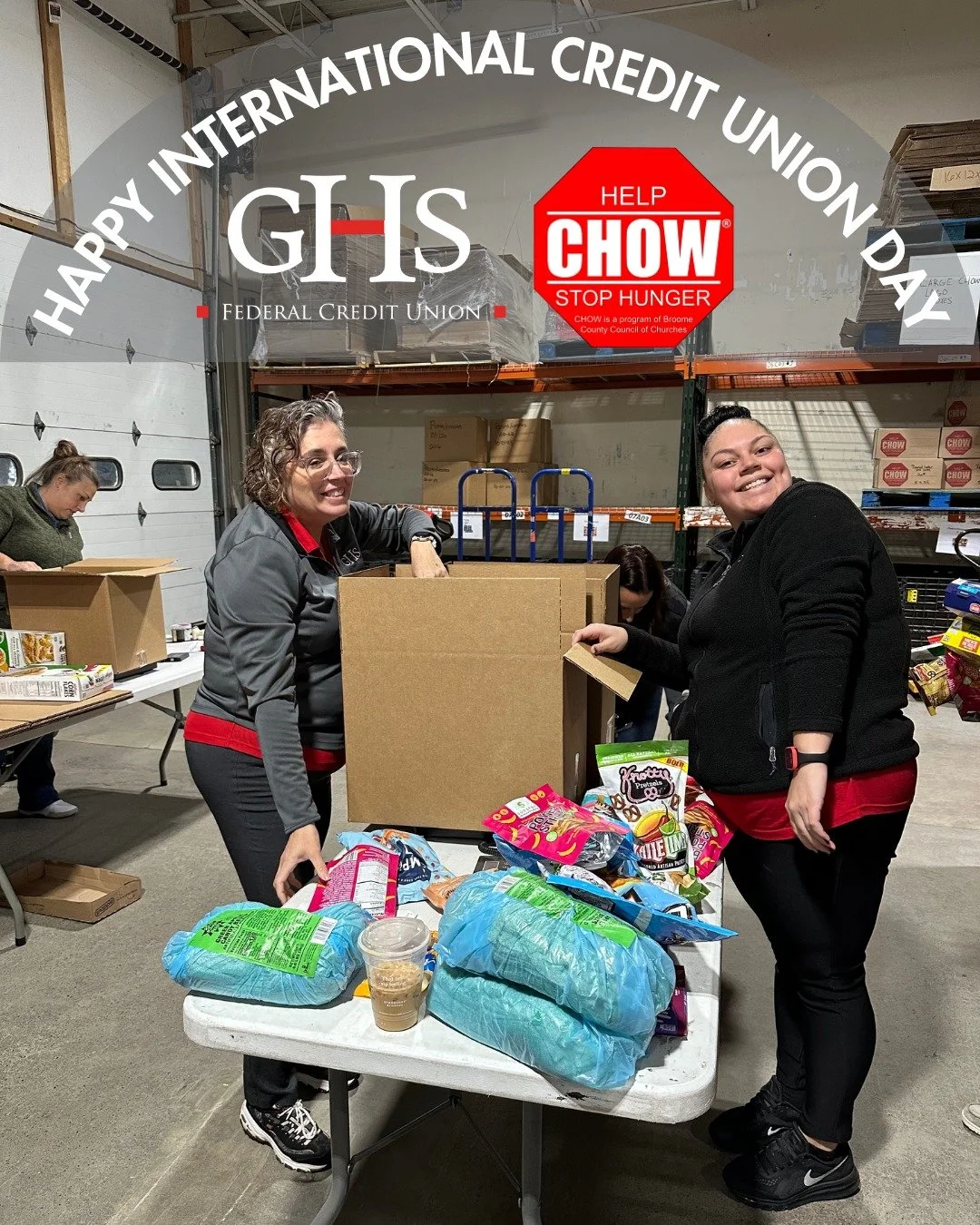 In celebration of International Credit Union Day, our GHS team joined up with the Southern Tier Credit Union Alliance to volunteer at CHOW, helping pack food for our neighbors in need. 🥫❤️

It&rsquo;s an honor to live out the credit union philosophy