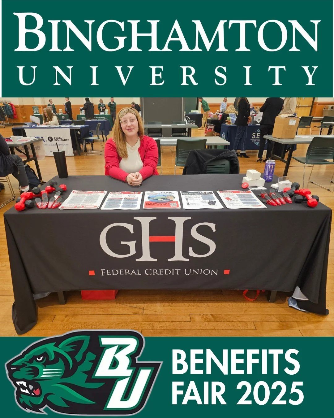 Last week we returned to Binghamton University&rsquo;s Benefits Fair, and it was such a rewarding day. From great conversations with new folks to catching up with members we already know, we were grateful for the chance to participate again. 💚

#GHS