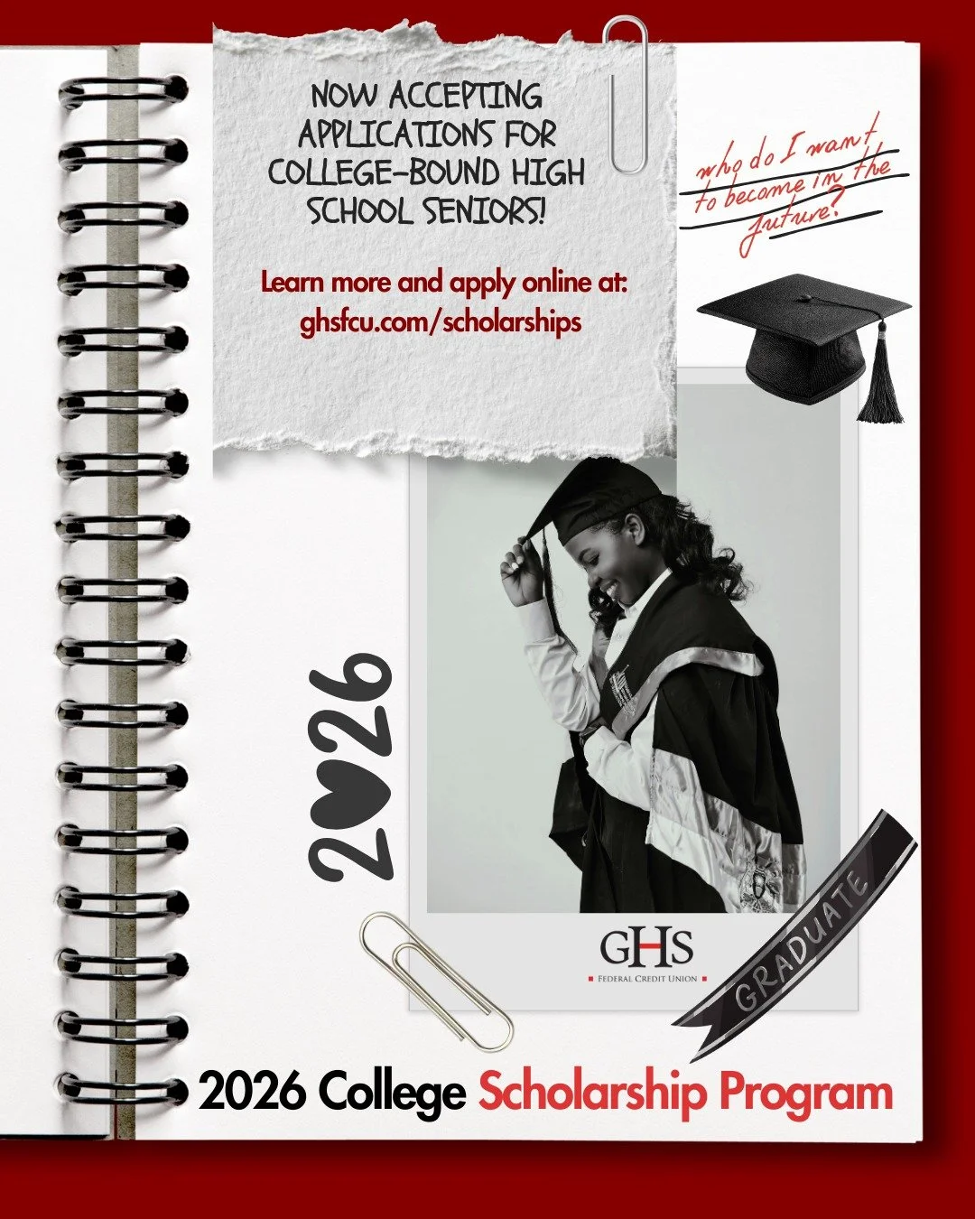 Small step today, big impact tomorrow. Apply for the 2026 GHS scholarship.

🔗 in bio.