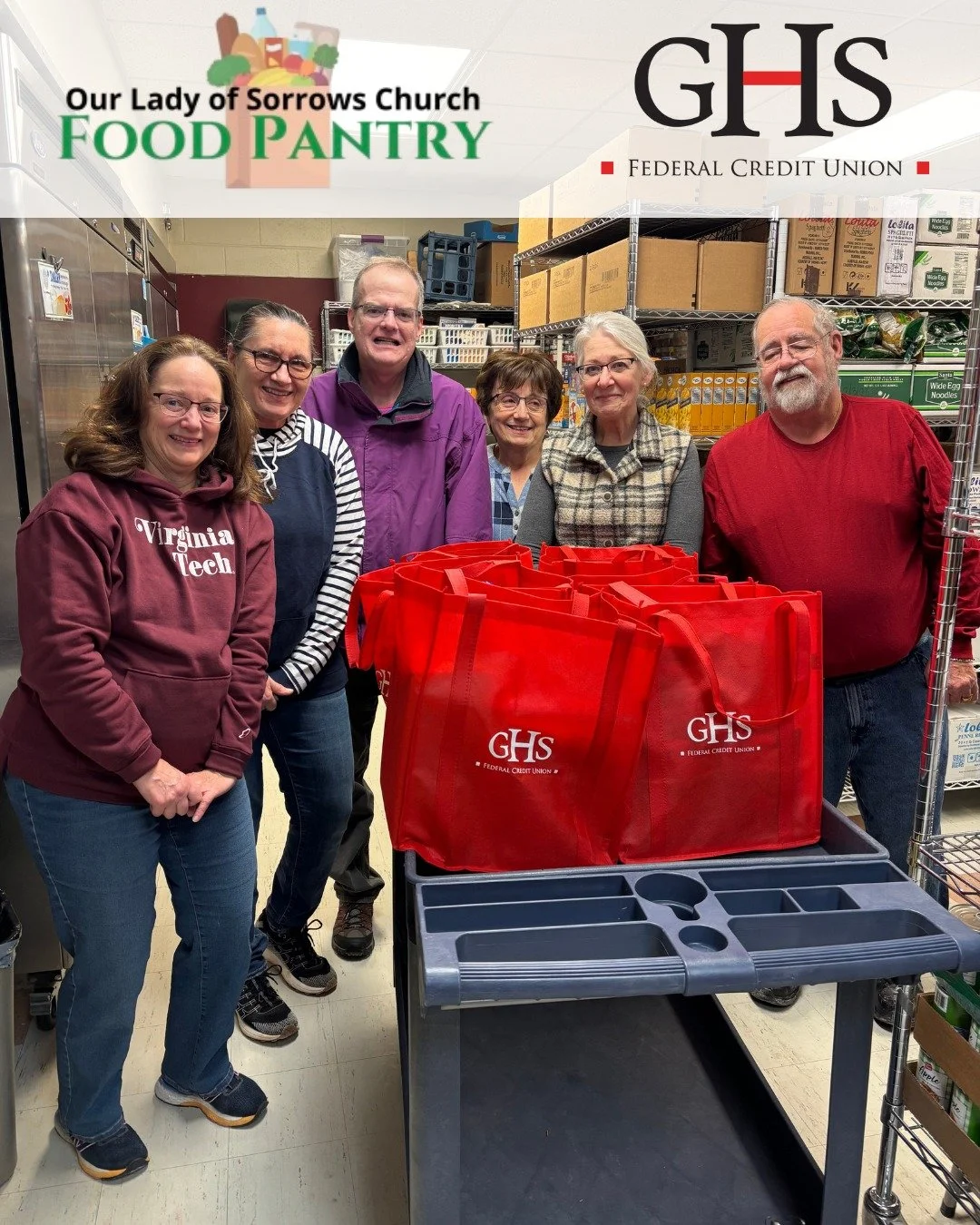 Our final food donation from the Holiday Giving Challenge went to Our Lady of Sorrows Church Food Pantry in Vestal, and we couldn&rsquo;t think of a better way to wrap up this effort.

Getting a tour of the pantry and meeting the volunteers who make 