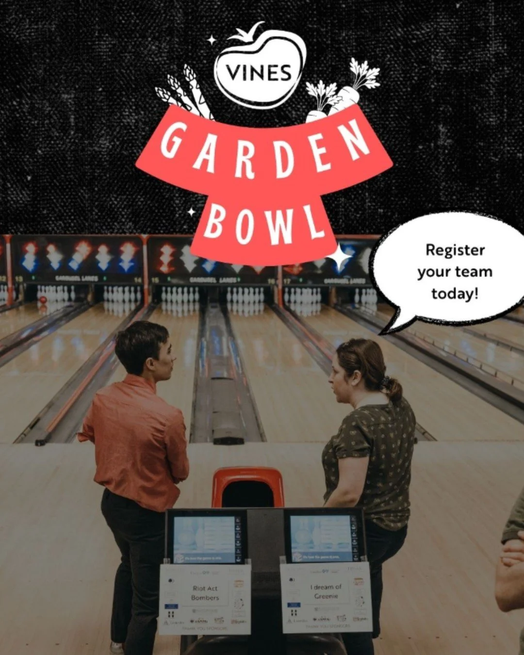 We&rsquo;re teaming up with @vinesgardens as a Garden Bowl &amp; Farm Share Sponsor to support healthy food access right here in our community. 🎳🌾💛

What&rsquo;s VINES all about? Since 2007, they&rsquo;ve been growing food and growing community. C