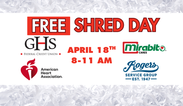 2026 FREE Shred Day with the American Heart Association