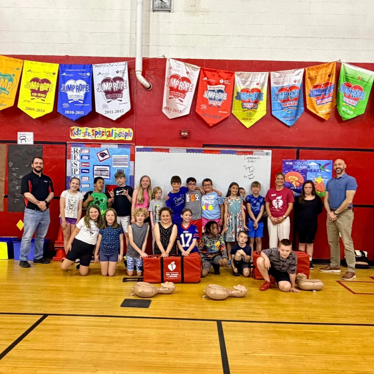 What if the person who saves a life someday is sitting in an elementary school classroom today?

We were honored to join the @american_heart at Apalachin Elementary as students learned the basics of CPR and emergency response using CPR in Schools tra