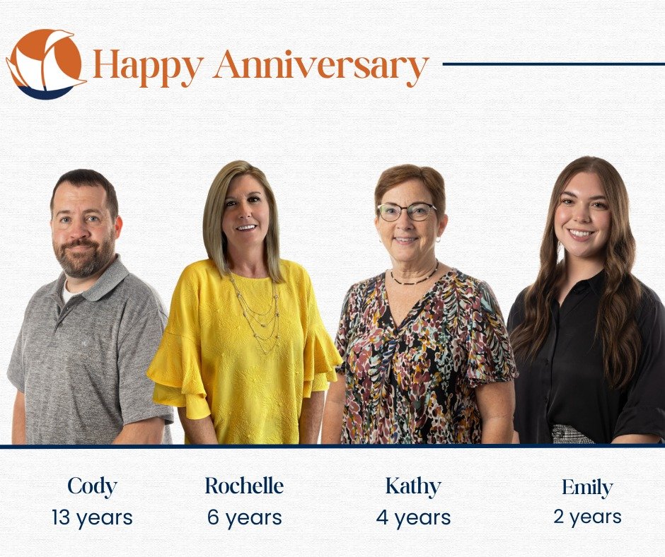 Wishing a happy anniversary to our amazing team members who make every day at work a joy! Your dedication and hard work are truly appreciated. Here's to many more years together! 🎉