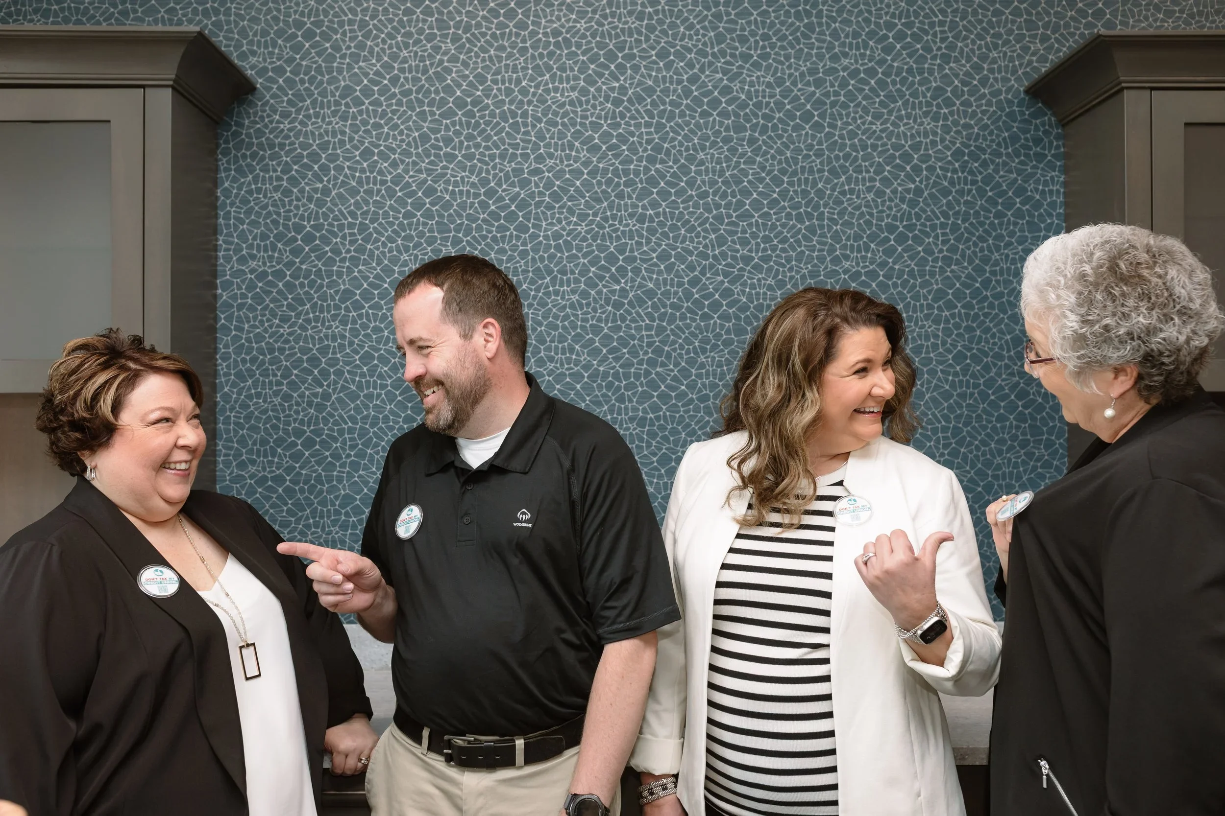 Happy group having fun