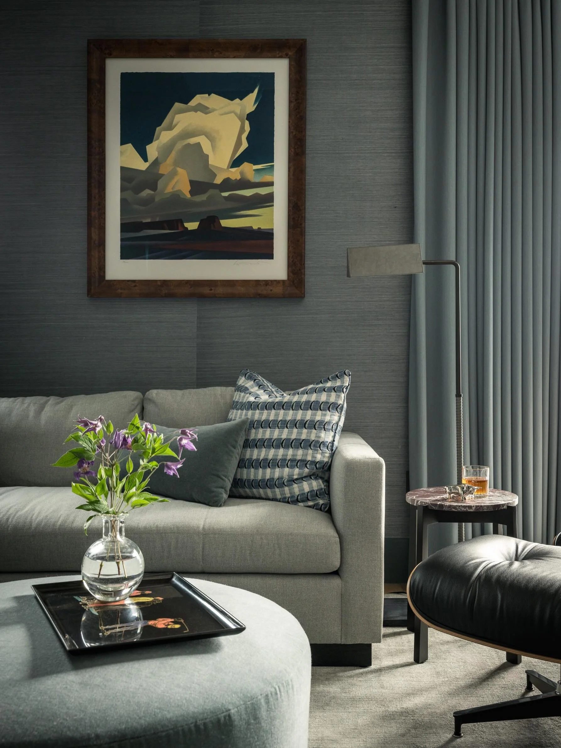 Texture and mood!  Beautiful office nook from the La Lucita project by @annah_interiors_llc 

Styling: @postscript_styling 
Photography: @kieranreevesphotography