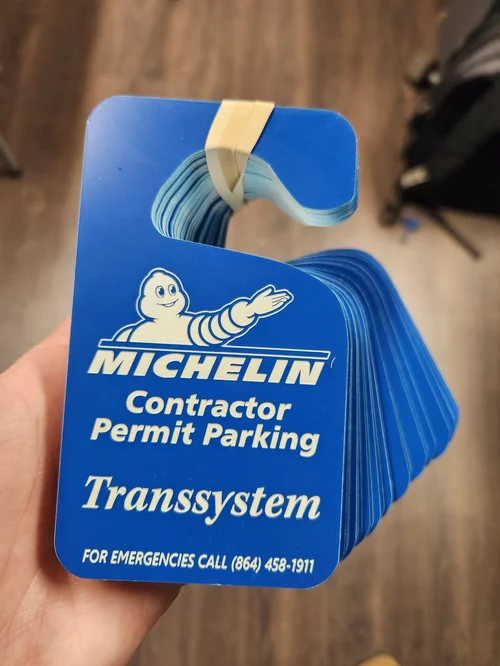 Acrylic mirror tag example 4