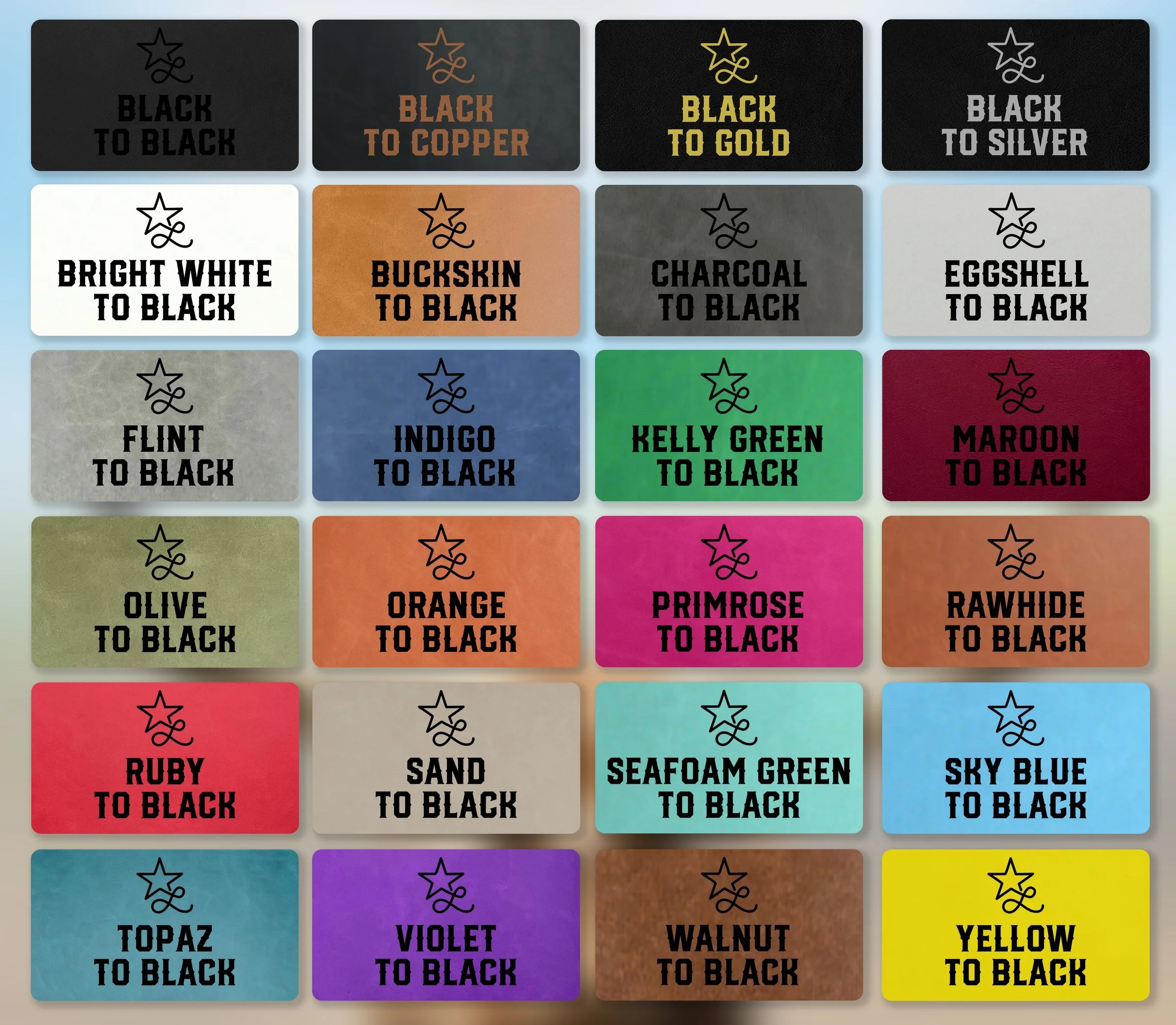 Lonestar Heritage Leatherette — full color collection