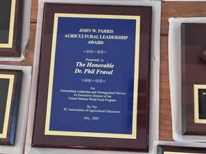 Wood plaque with engraved plate