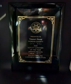 Engraved plaque example