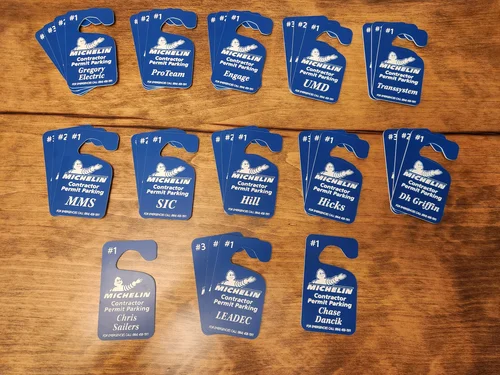 Acrylic mirror tag example 3