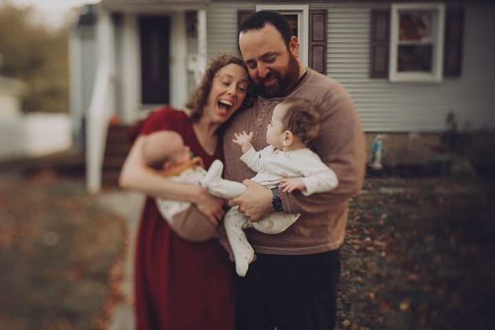 A happy in-home session ❤️