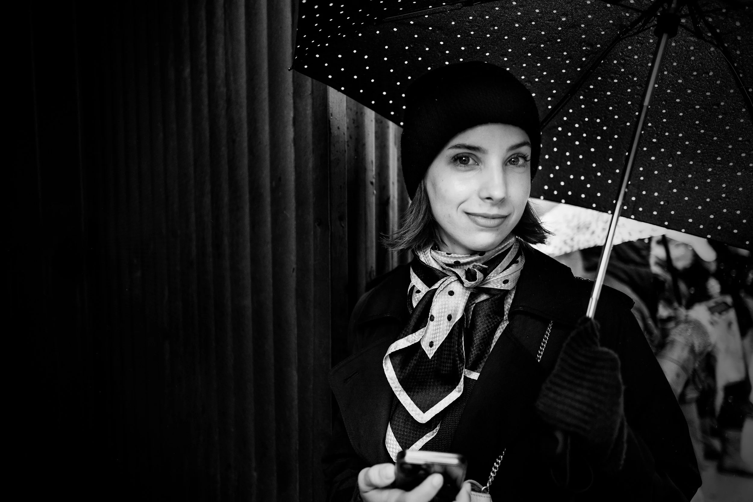 Woman with Umbrella