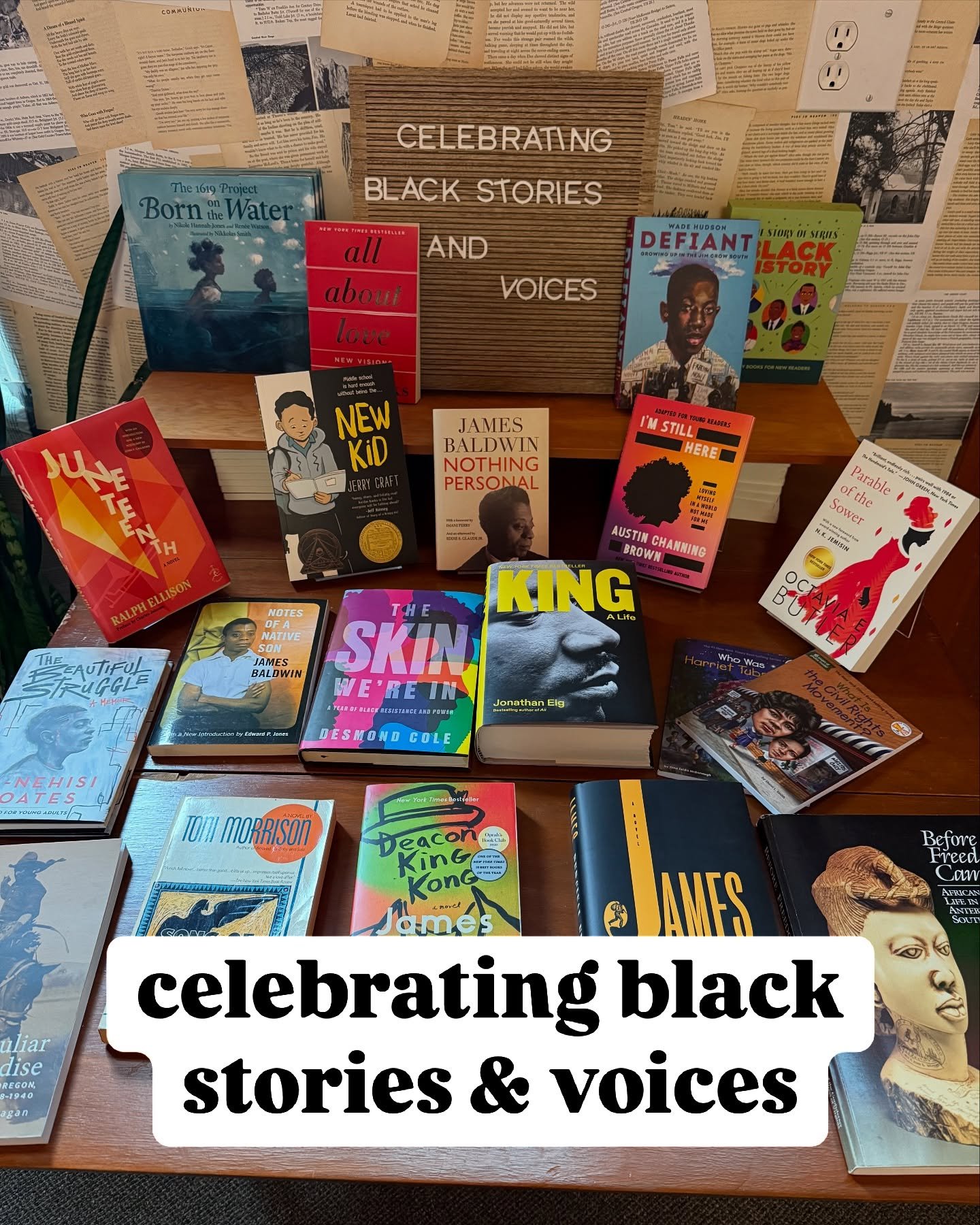 Join us in celebrating Black stories and voices this month and every month, including #bellhooks, #jamesbaldwin, #octaviabutler, and more.
#books #bookstore #oregon #blackhistorymonth #blackhistory #eugene #coburg