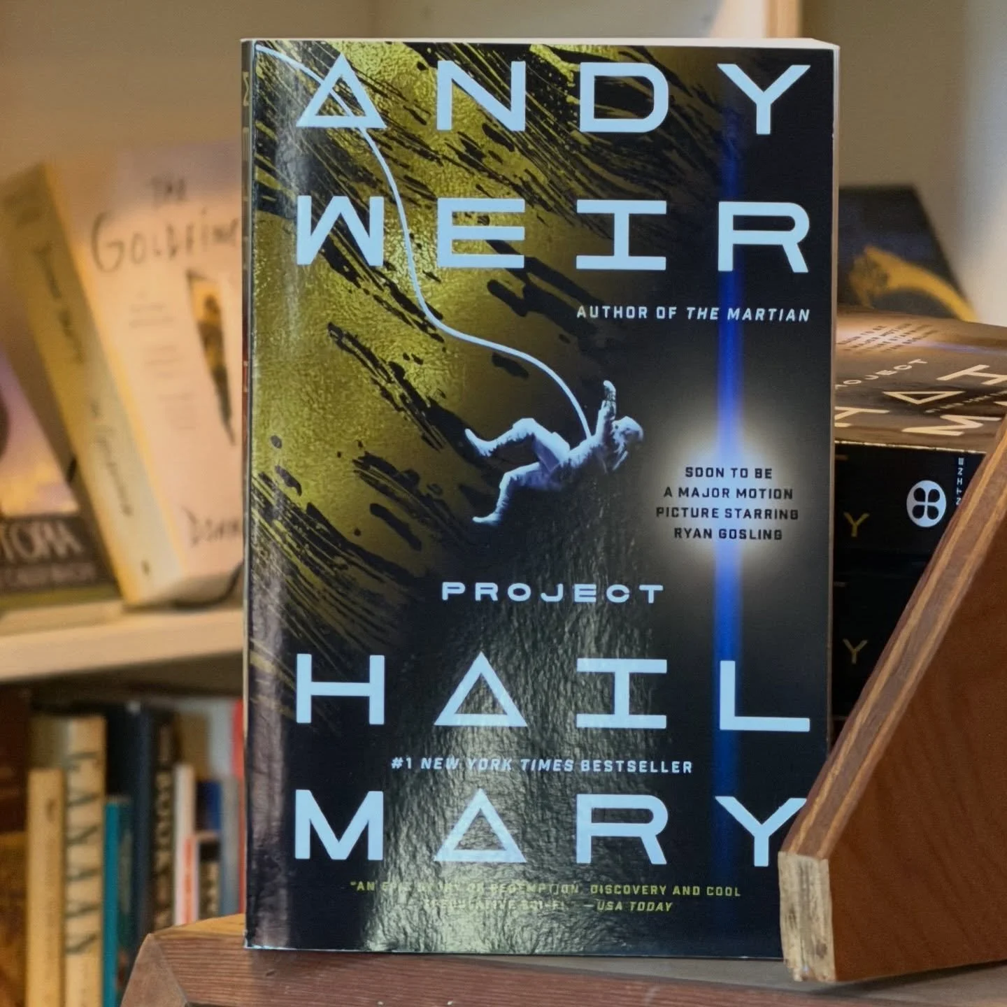 Amaze! Amaze! Amaze!
Loved the movie? You&rsquo;ll obsess over the book! We&rsquo;ve got a few copies left. Follow the Petrova Line down Willamette Street to get yours. #projecthailmary #bookstore #amazeamazeamaze