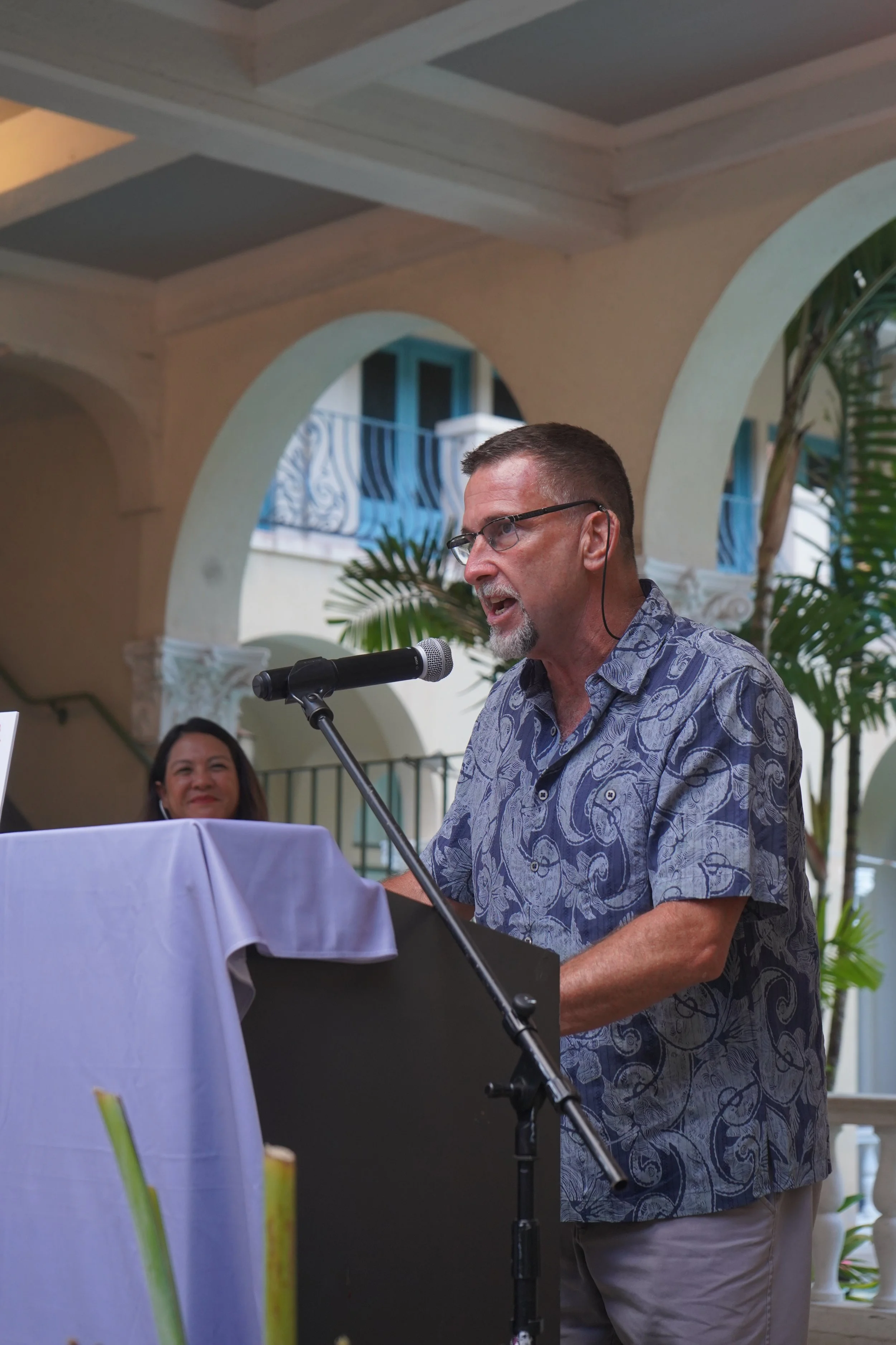 Kevin Block at podium June 2022.JPG