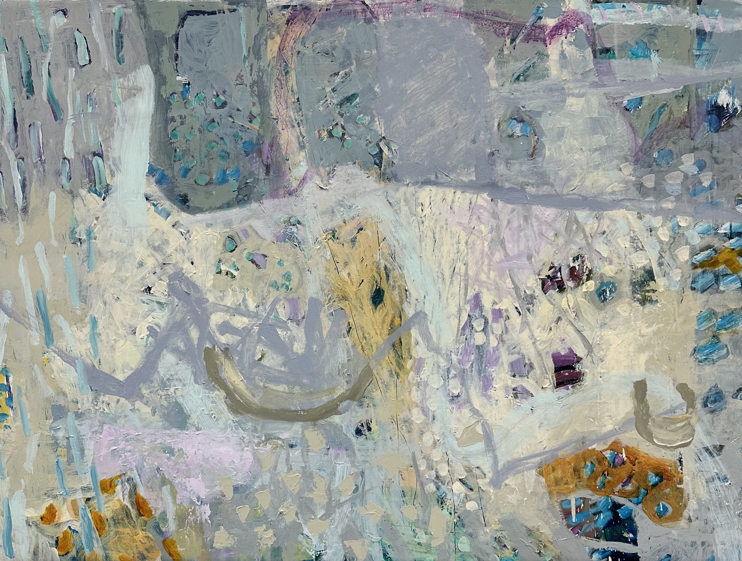 luncheon, 2025 , Acrylic on Canvas , 70 x 85 cm