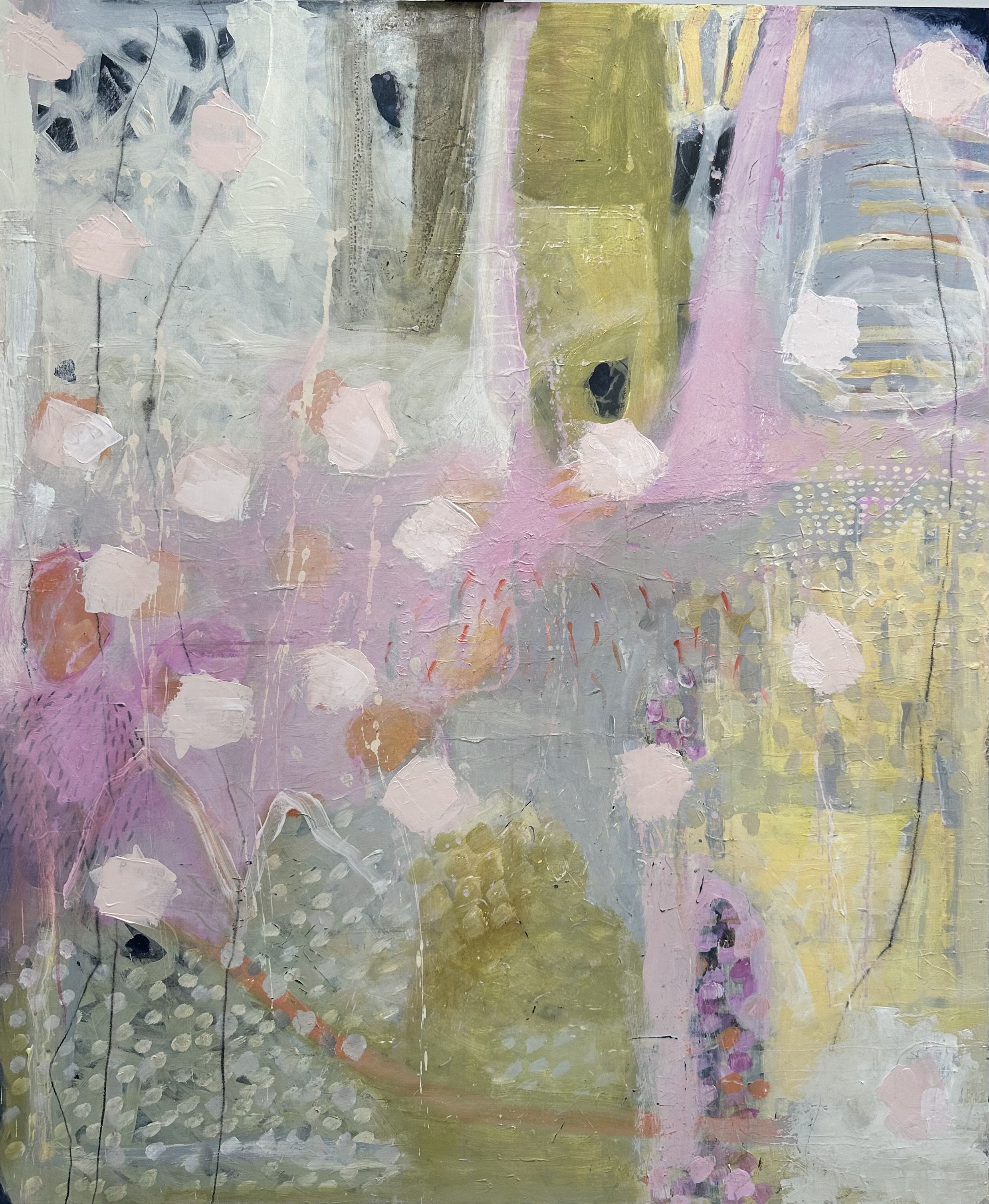 oyster, 2024, Acrylic on Canvas, 120 cm x 100 cm.