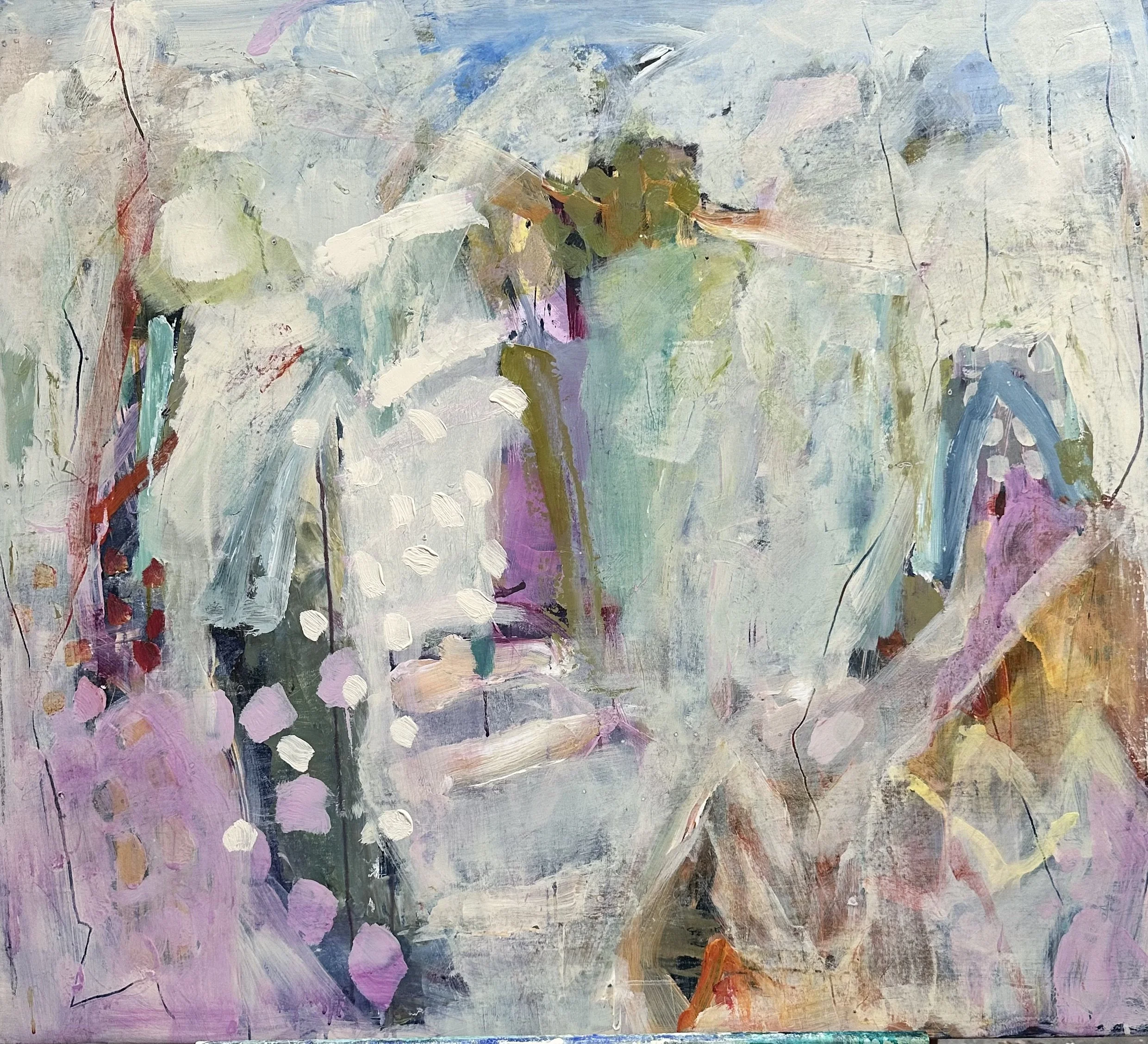 soundtracks 2026, acrylic on canvas, 75 x 95 cm