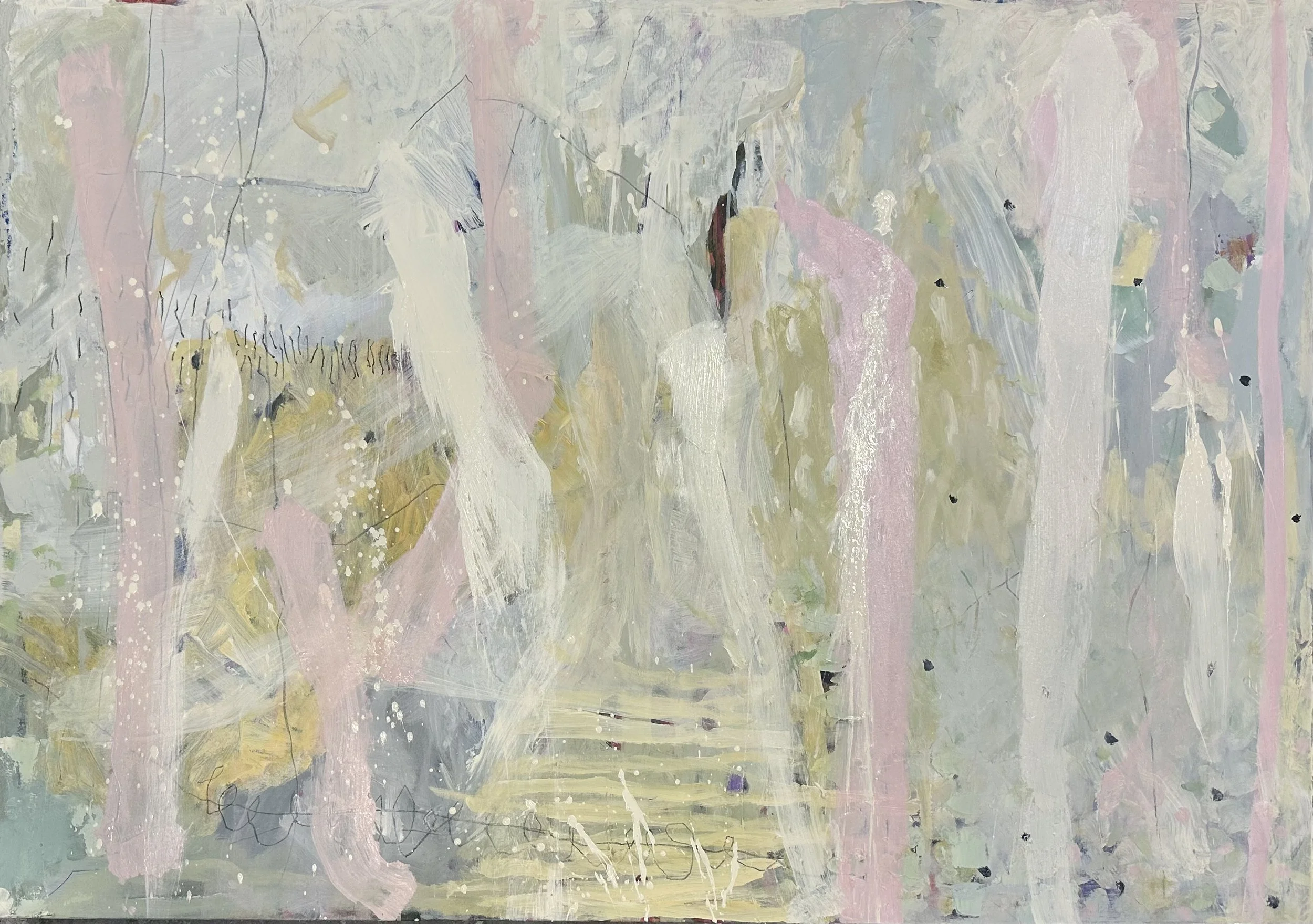nirvalis 2025, acrylic on canvas, 97 x 140 cm