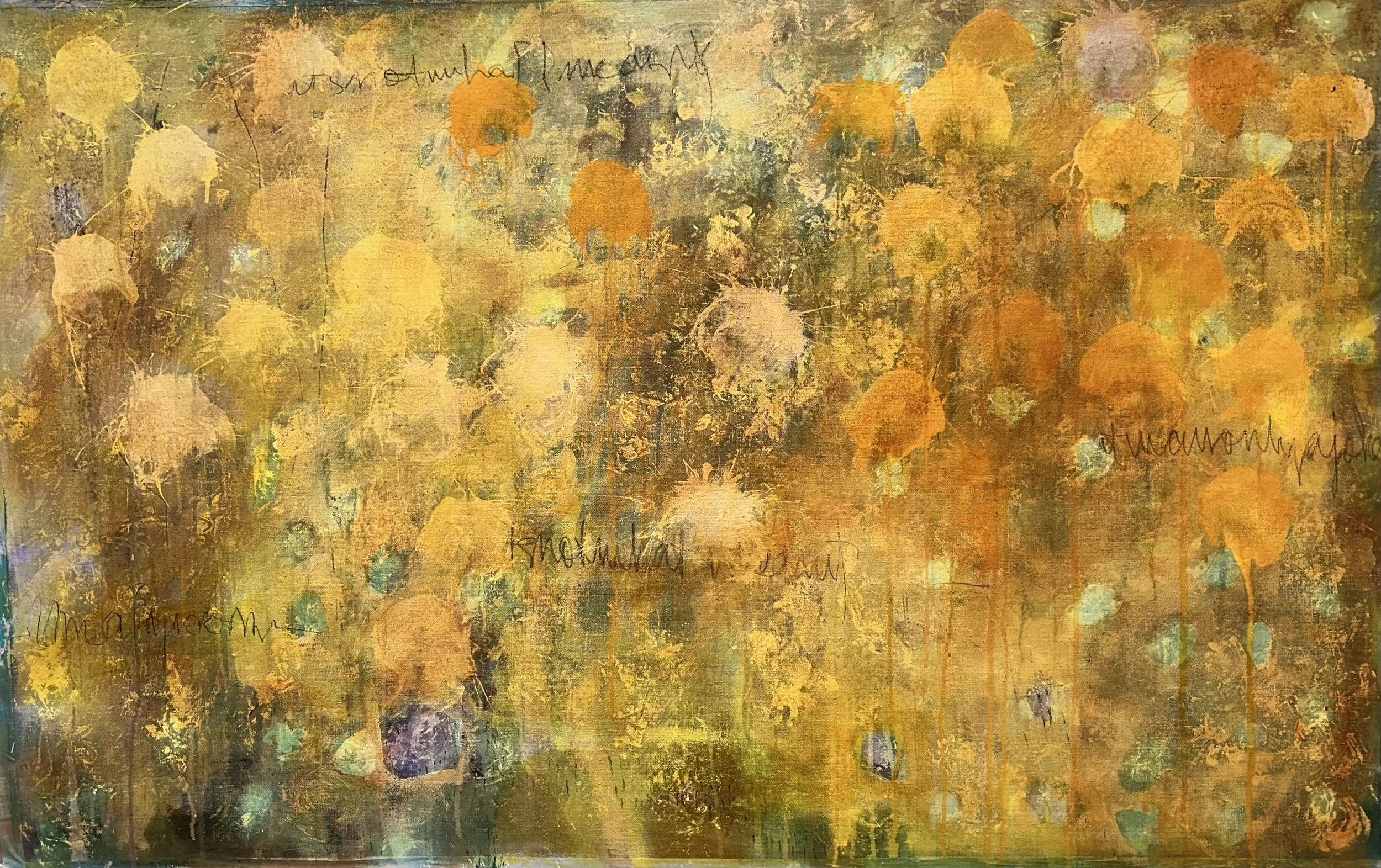 Untitled #1, Acrylic on linen, 101 cm x 152 cm