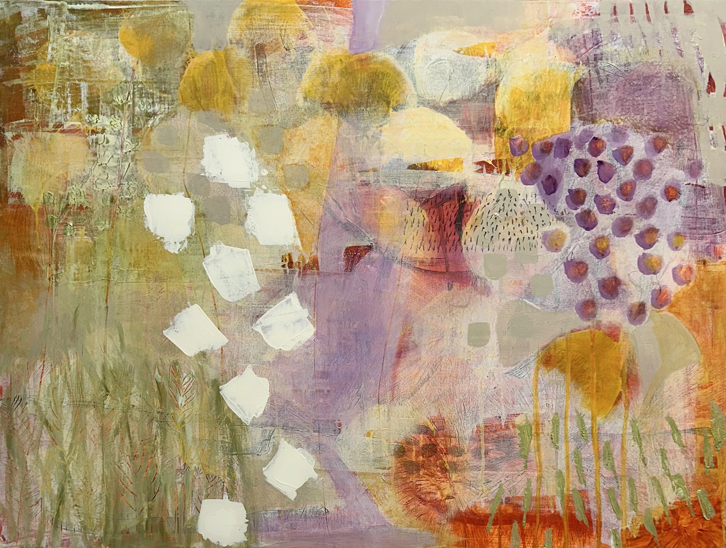 saffron 2026, acrylic on canvas, 60 x 80 cm
