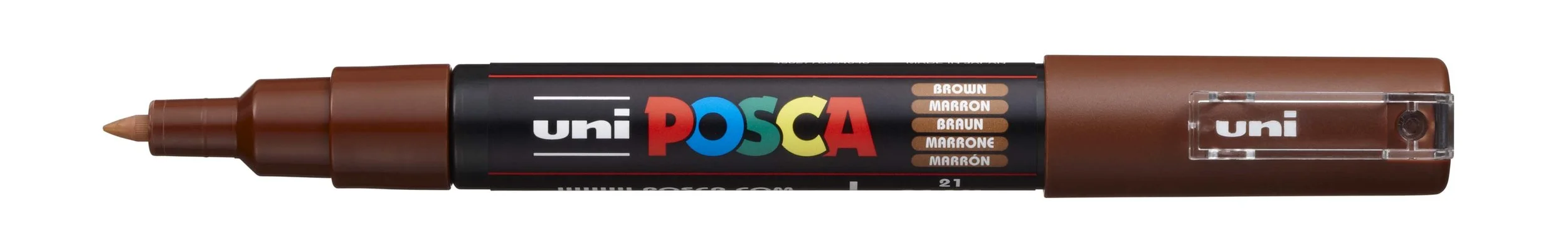 POSCA PC-1M Paint Marker - Brown, Extra Fine Tip