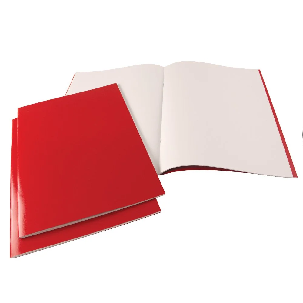 A3 Portrait Starter Sketchbook Laminated Red Cover 40 pages 140gsm