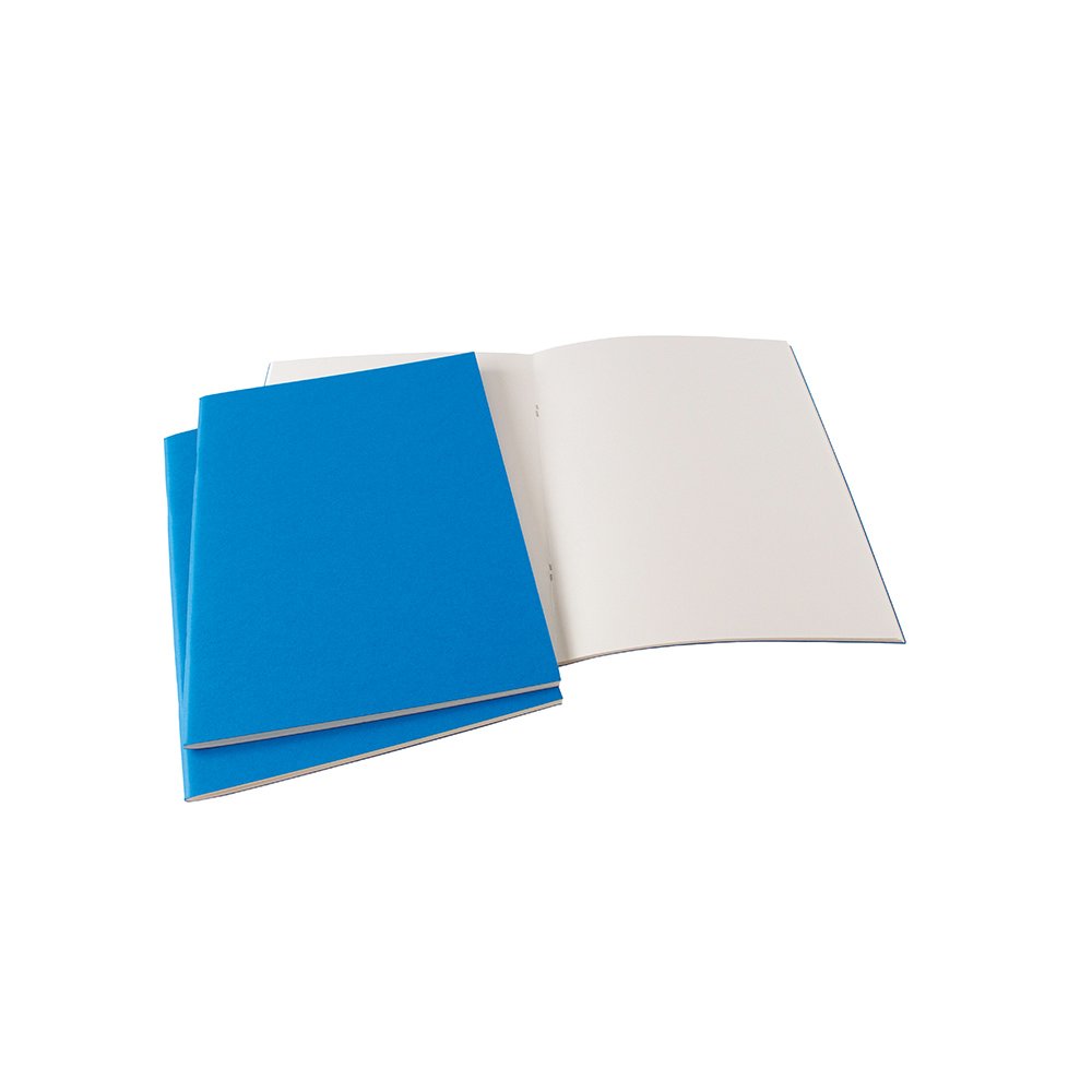 A4 Portrait Starter Sketchbook Matt Laminated Pacific Blue Cover 40 pages 140gsm