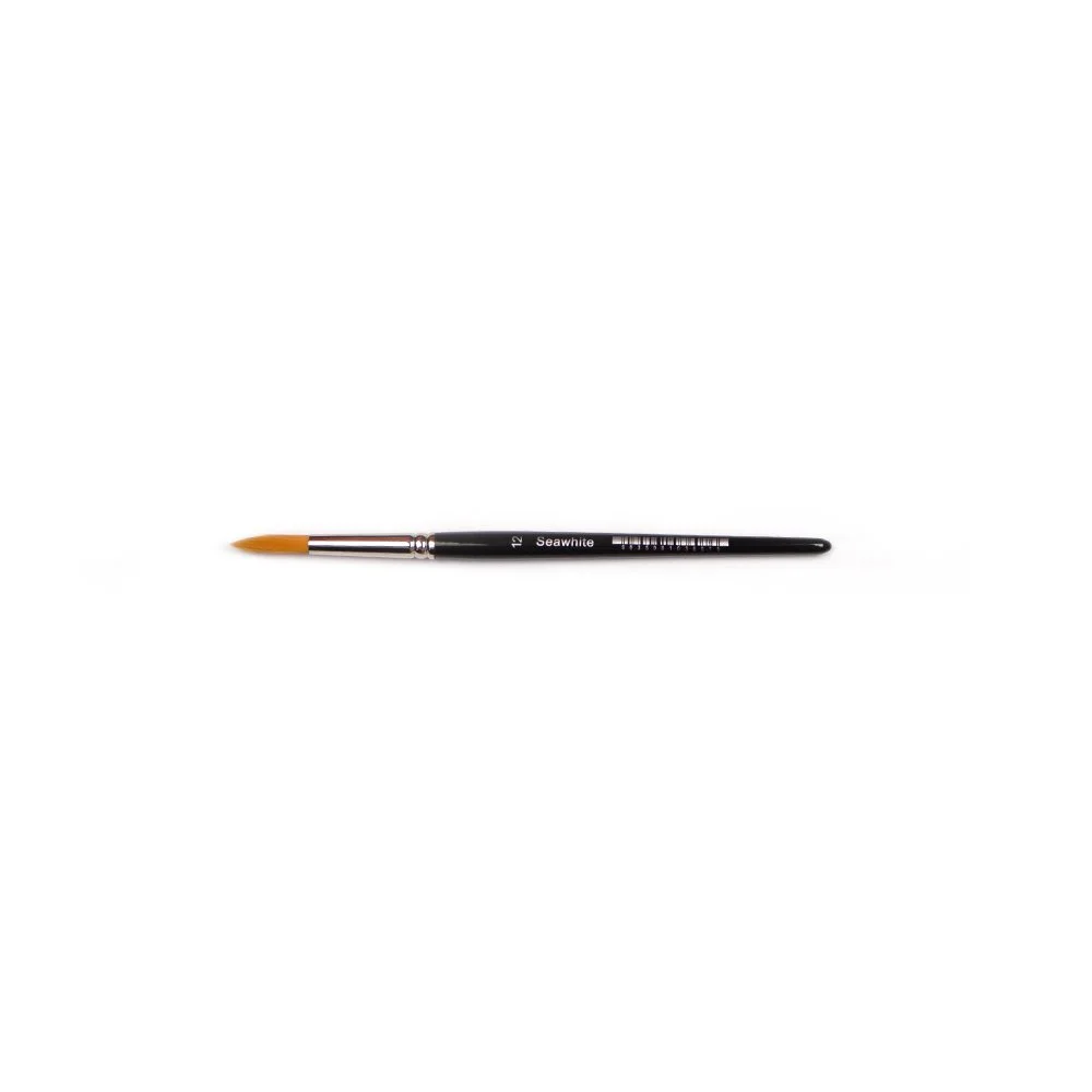 Golden Synthetic Brush - Flat Size 12