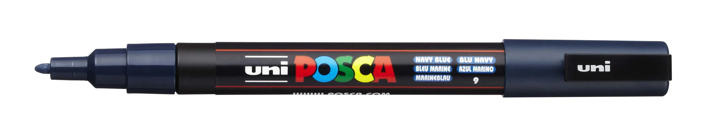 POSCA PC-3M Paint Marker - Navy Blue, Fine Bullet Tip