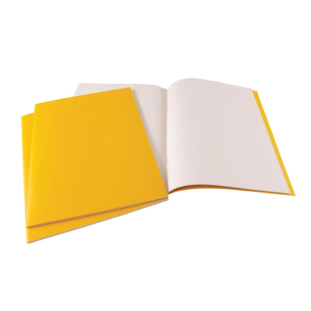 A3 Portrait Starter Sketchbook Matt Laminated Mango Yellow Cover 40 pages 140gsm