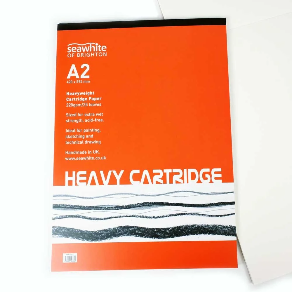 A2 All Media Cartridge Pad 25 sheets  220gsm  Heavyweight