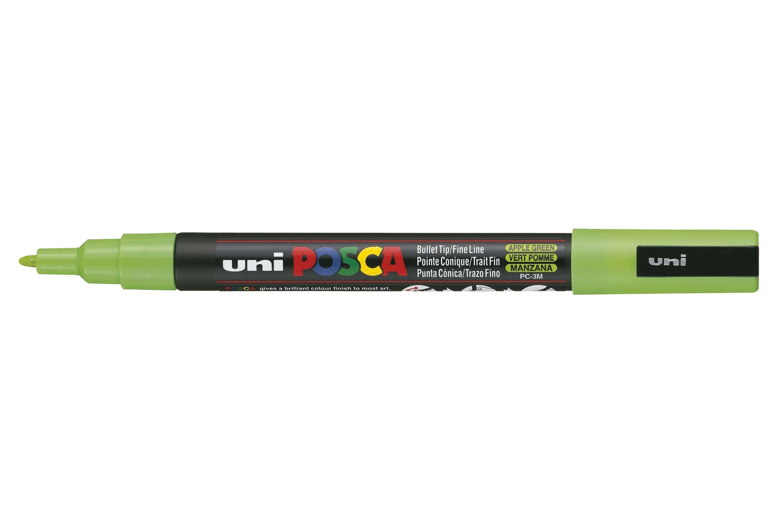 POSCA PC-3M Paint Marker - Apple Green, Fine Bullet Tip