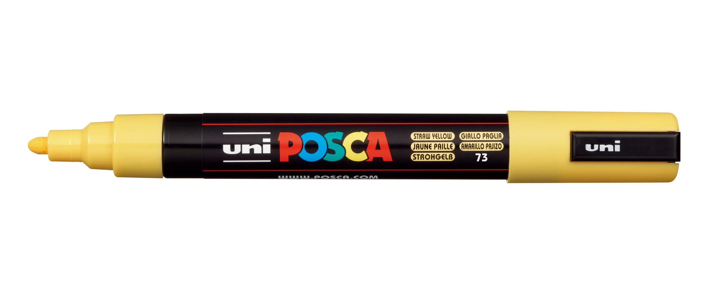 POSCA PC-5M Paint Marker - Straw Yellow, Medium Bullet Tip