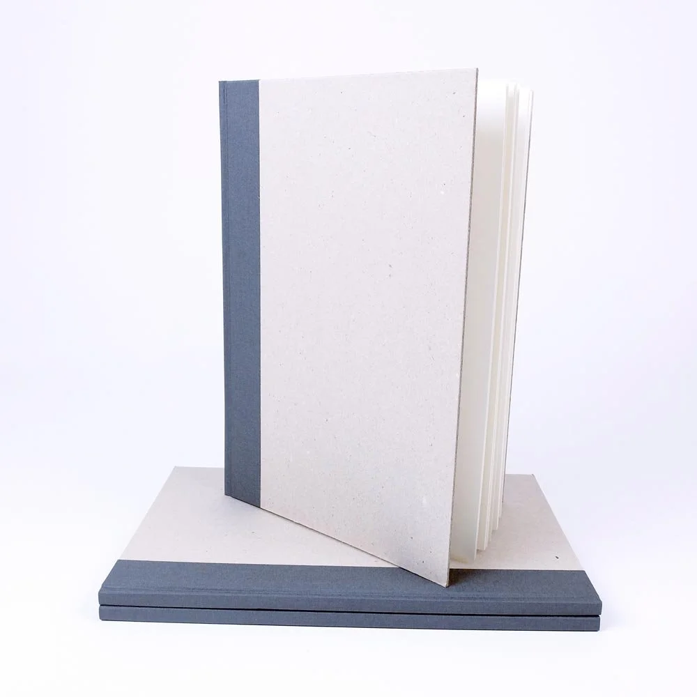 A4 Creative Slim Sketchbook Contrast Spine Grey 140gsm 44 pages