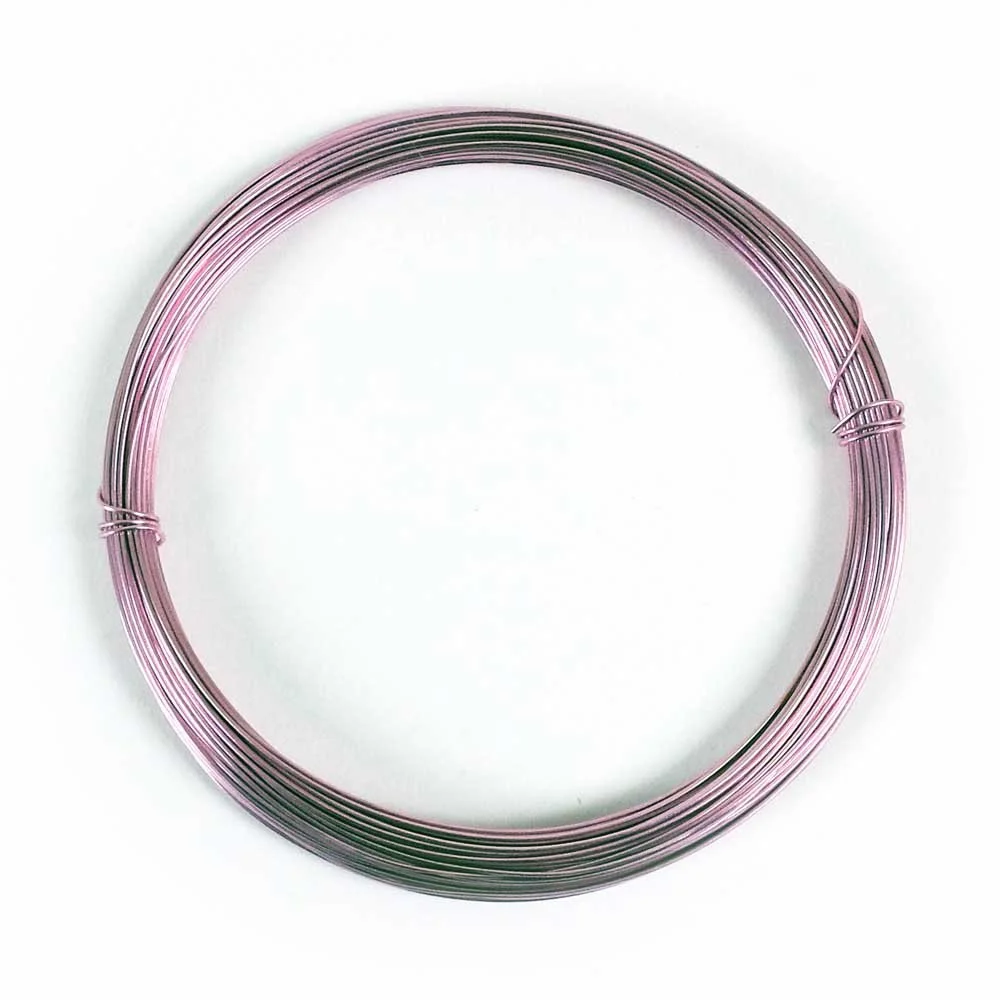 Enamelled Pink Coloured Wire 0.7mm 15m Spool Super
